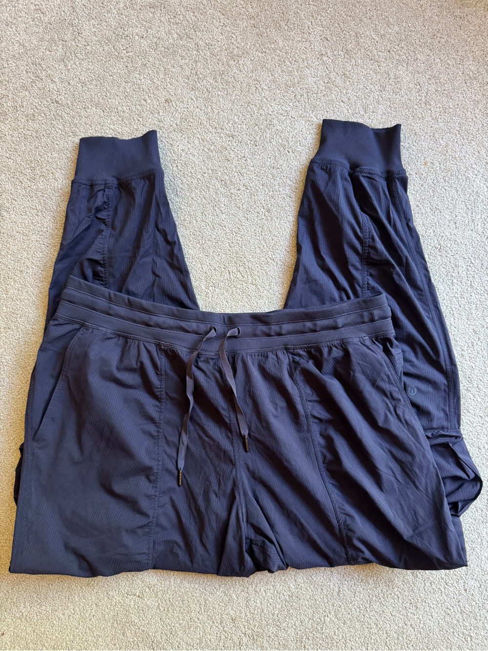 lululemon Dance Studio Relaxed-Fit Mid-Rise Cargo Jogger, Women’s XL, Navy Blue